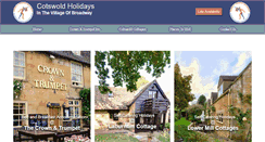 Desktop Screenshot of cotswoldholidays.co.uk